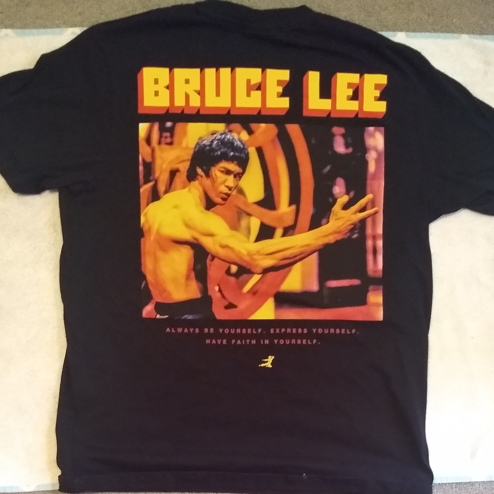 Bruce Lee puff print tee